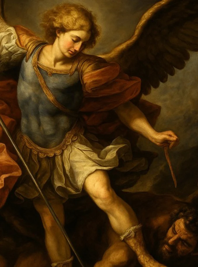 St._Michael_Conquers_Satan_in_Battle