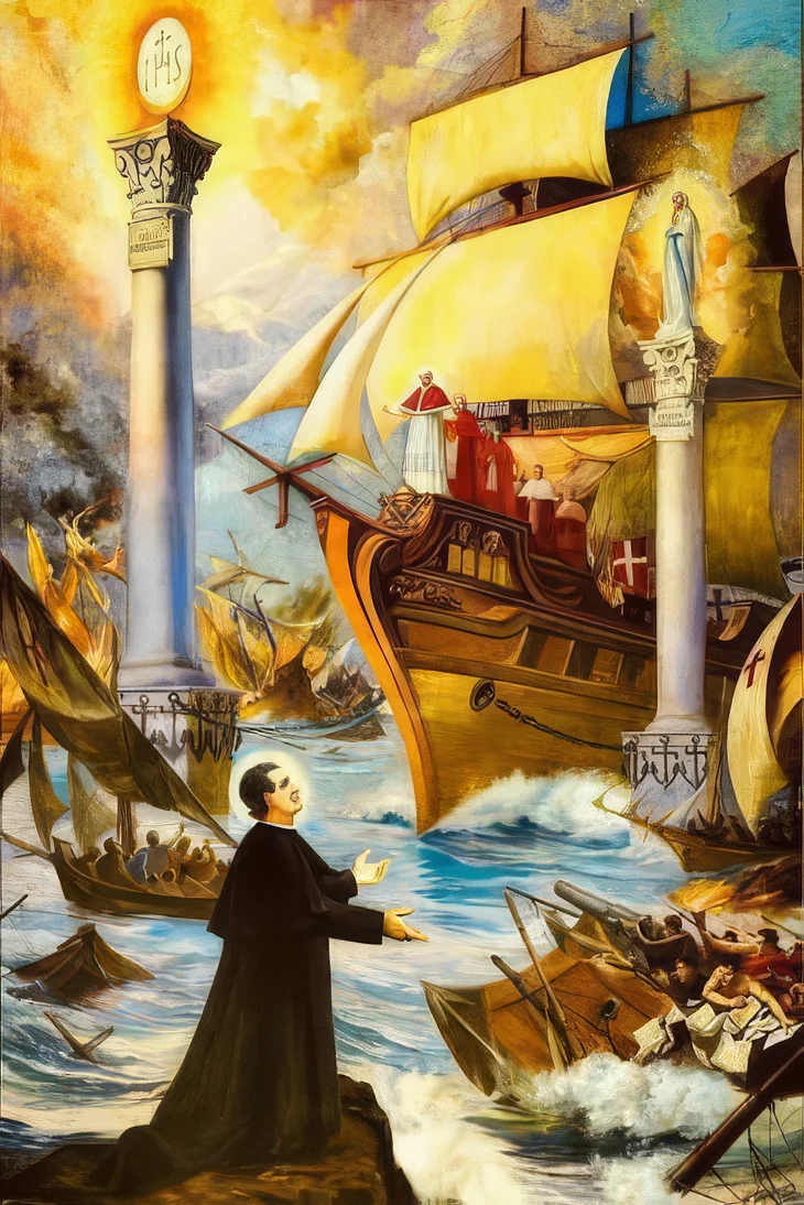 John Bosco’s dream of the Two Pillars